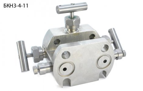 Блок клапанный для установки датчиков давления и манометров БКН3-08 Датчики давления #1